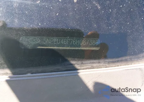 2006 Hyundai Sonata Gls V6/Lx V6 from USA, damaged, VIN 5NPEU46F76H087386